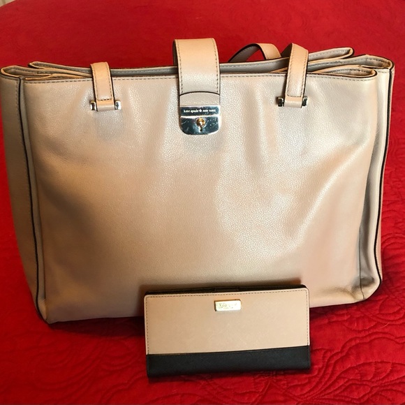 KATE SPADE Handbags - KATE SPADE - Lovett Street Natacha Tote Bag w/MATCHING WALLET PERFECT CONDITION!